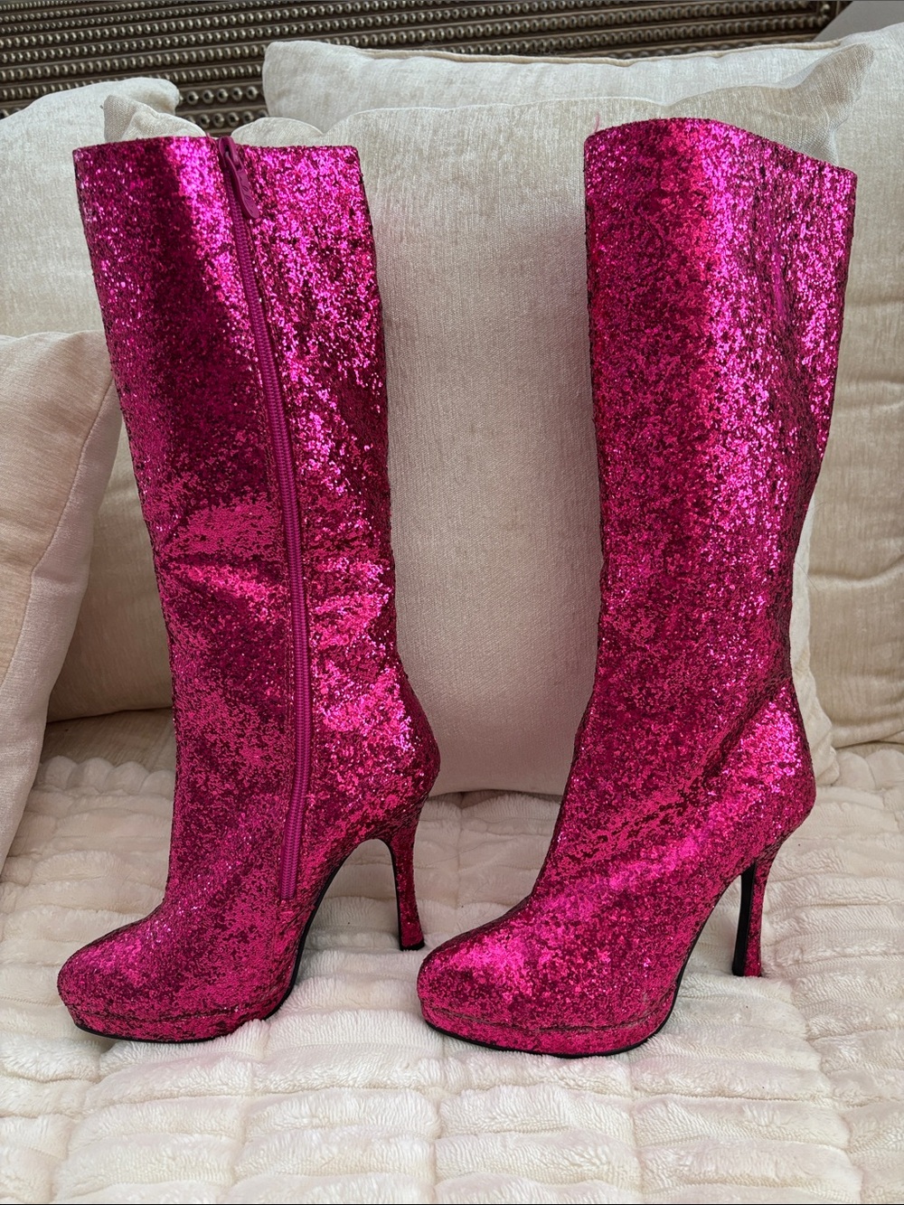 Ellie Glitter Boots —Never Worn